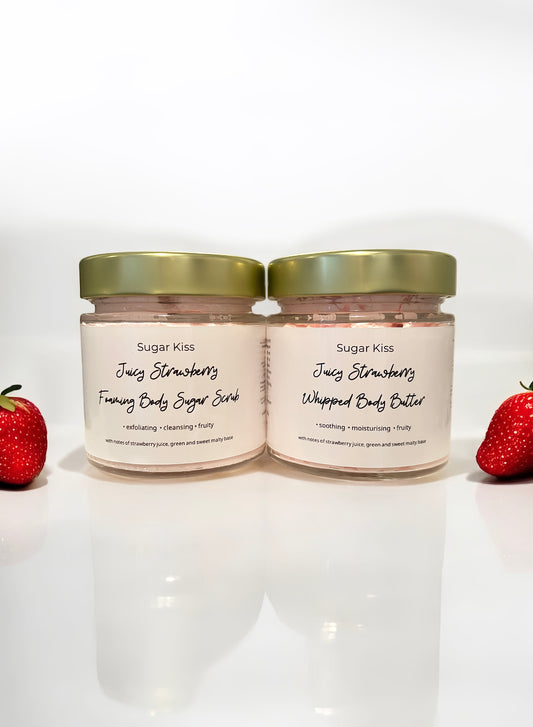 Juicy Strawberry Scrub & Butter Bundle