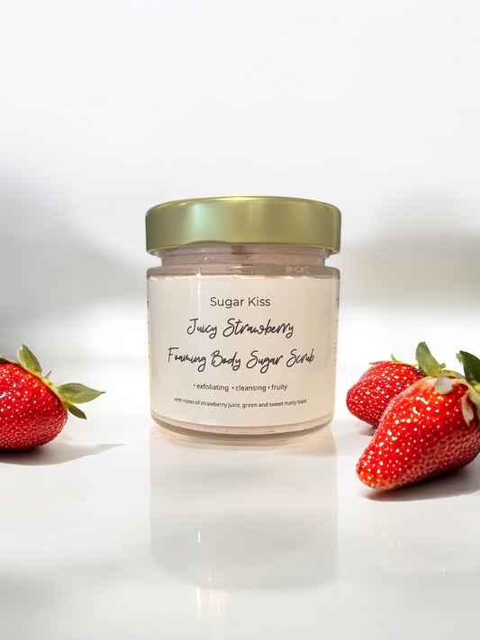 Juicy Strawberry Foaming Body Sugar Scrub