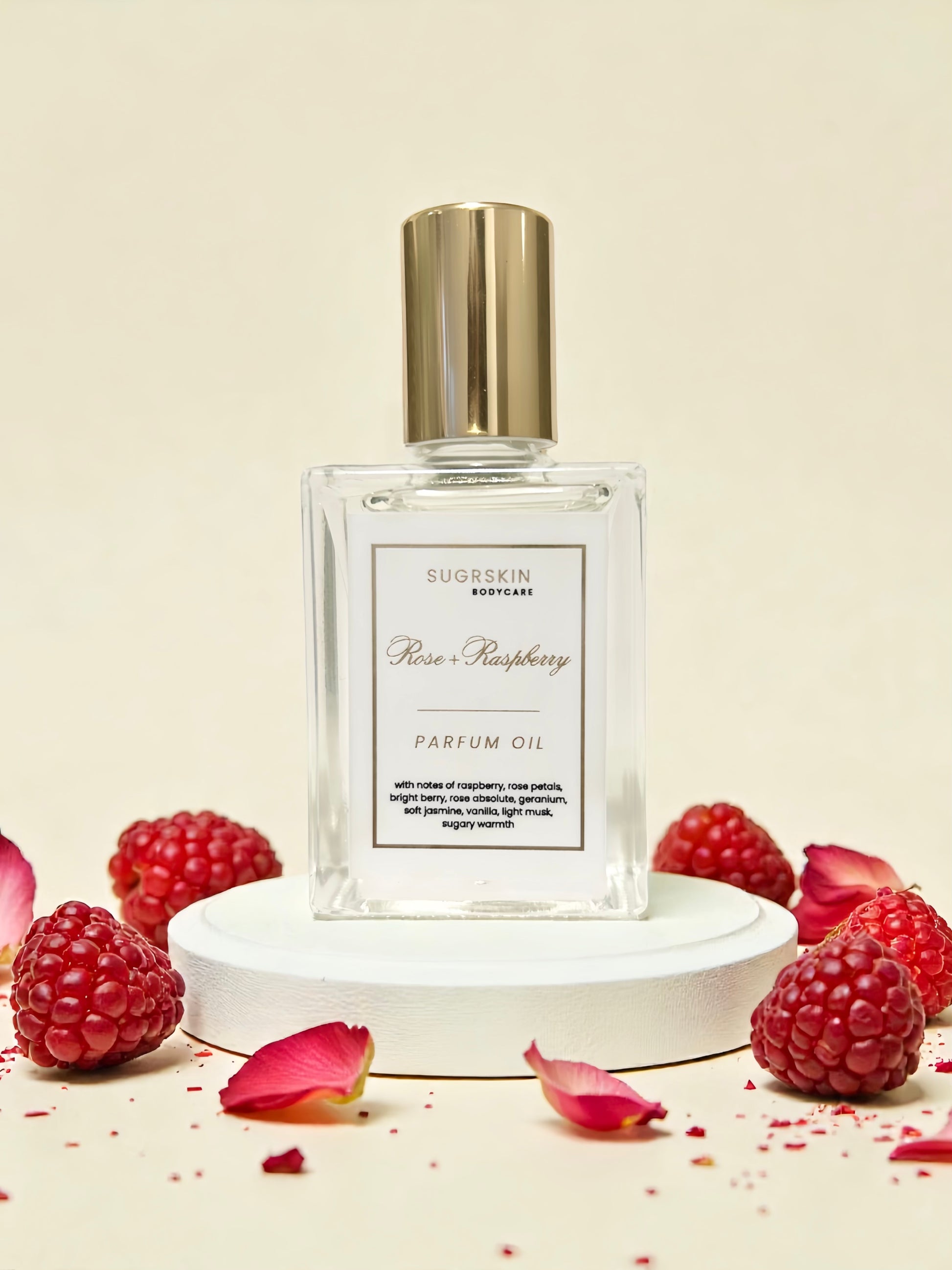 rose + raspberry parfum oil
