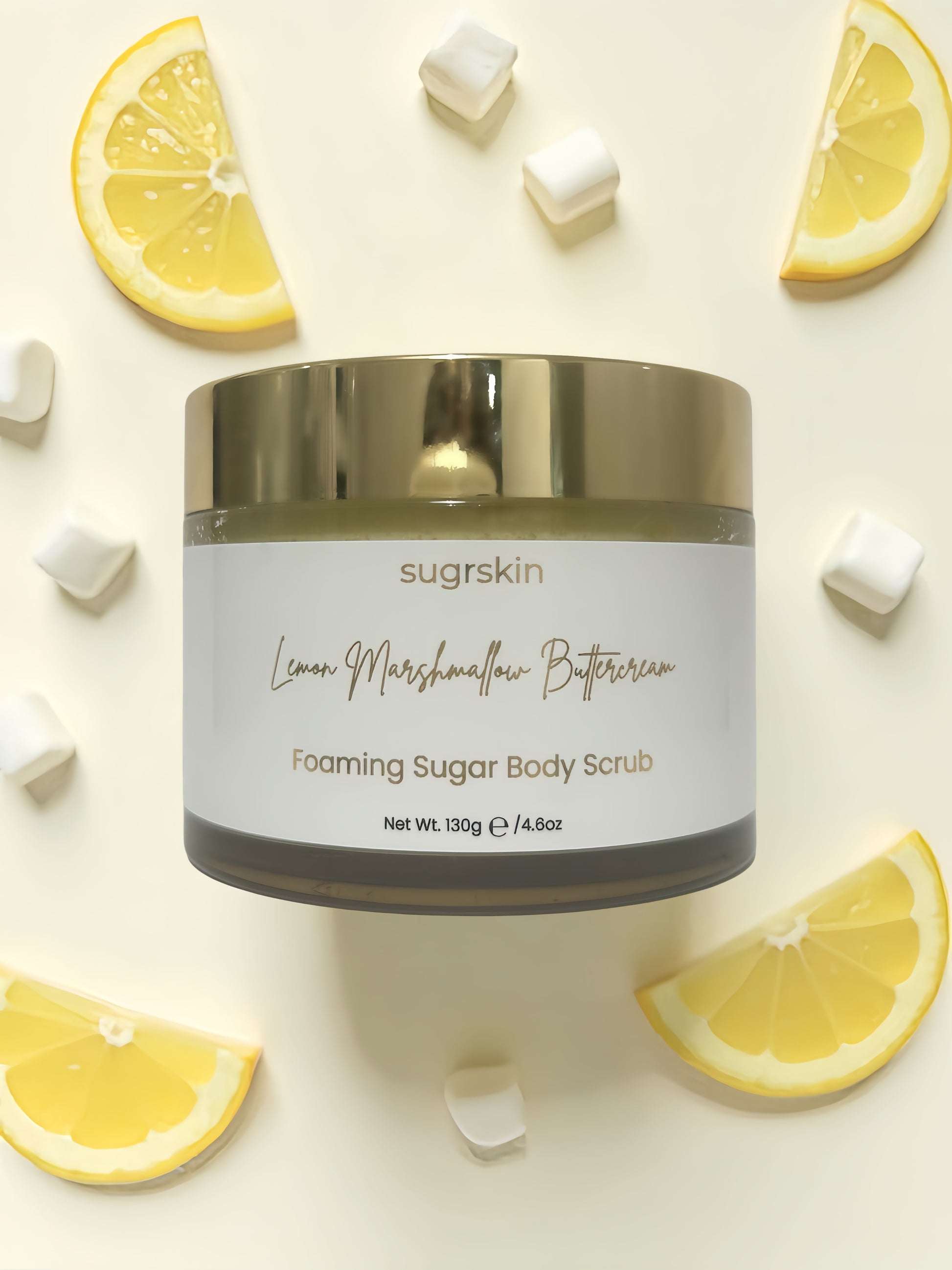 LEMON MARSHMALLOW BUTTERCREAM FOAMING SUGAR BODY SCRUB
