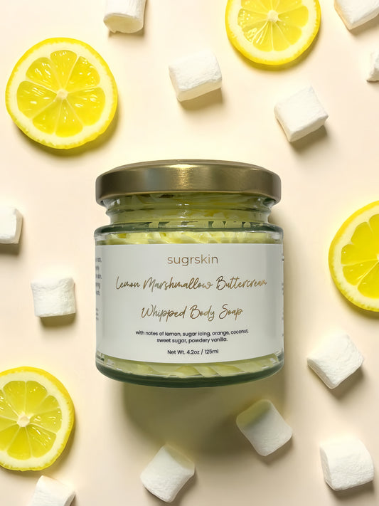 Lemon Marshmallow Buttercream Whipped Body Soap