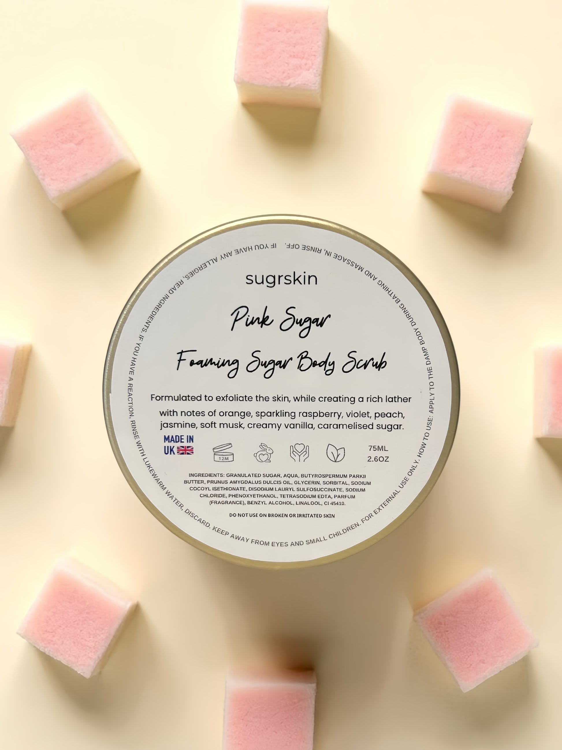 Pink Sugar Foaming Sugar Body Scrub