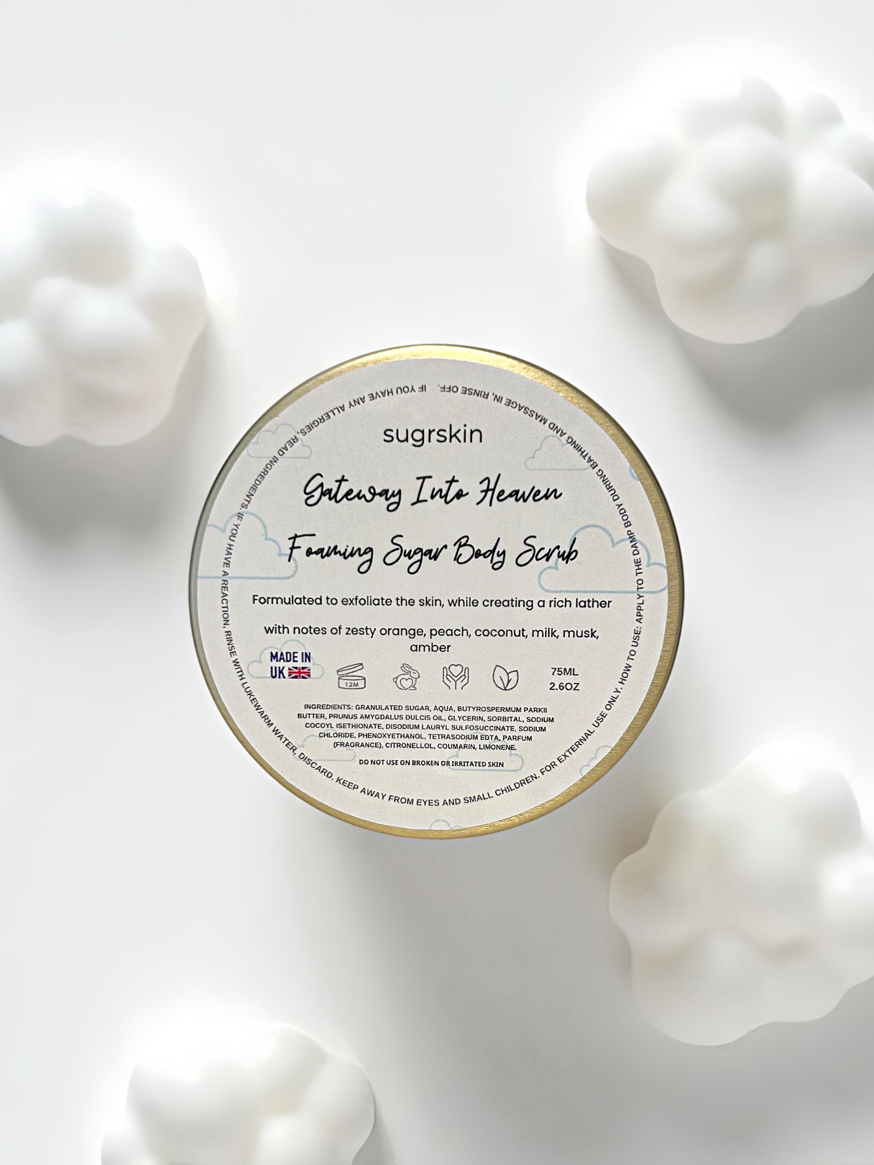 Gateway Into Heaven Foaming Sugar Body Scrub